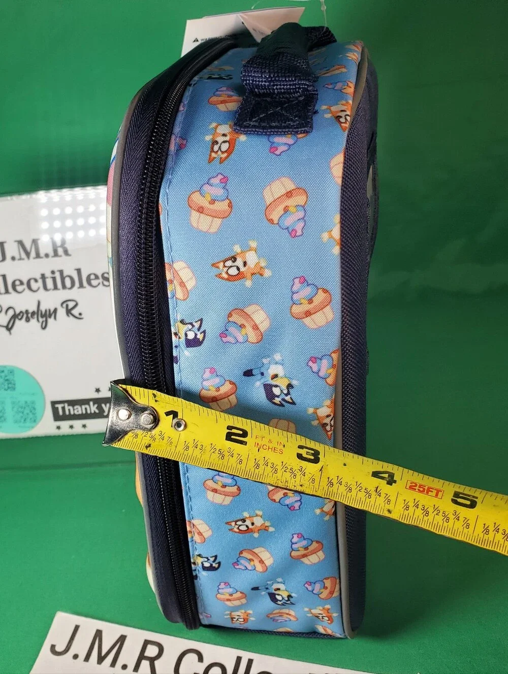 NEW Bluey & Bingo Kids Insulated Lunch Box | 3D Raised Soft Lunch Bag Reusable